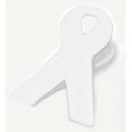 Magnetic Ribbon Memo Clip - White